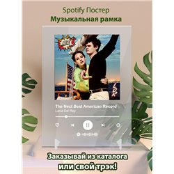 Lana Del Rey - The Next Best American Record - постер Spotify - Модульная картины, Репродукции, Декоративные панно, Декор стен
