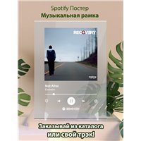 Портреты картины репродукции на заказ - Eminem - Not Afraid - постер Spotify