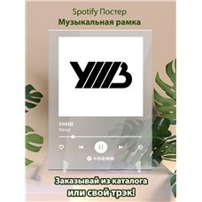 Картина на холсте по фото Модульные картины Печать портретов на холсте УННВ - Фрэш - постер Spotify