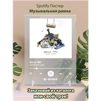 Портреты картины репродукции на заказ - Noize MC - Любимый цвет - постер Spotify