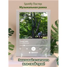 Картина на холсте по фото Модульные картины Печать портретов на холсте Yung Lean - Oreomilkshake - постер Spotify