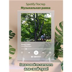 Yung Lean - Oreomilkshake - постер Spotify - Модульная картины, Репродукции, Декоративные панно, Декор стен