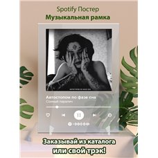 Картина на холсте по фото Модульные картины Печать портретов на холсте Автостопом по фазе сна - Сонный паралич - постер Spotify