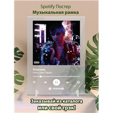 Картина на холсте по фото Модульные картины Печать портретов на холсте Платина - Нотр-Дам Париж - постер Spotify