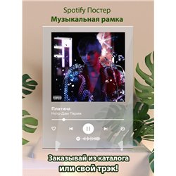 Платина - Нотр-Дам Париж - постер Spotify - Модульная картины, Репродукции, Декоративные панно, Декор стен