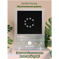 Портреты картины репродукции на заказ - Свидиние - Случайная любовь - постер Spotify