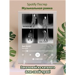 Sail KAST - Bankroll - постер Spotify - Модульная картины, Репродукции, Декоративные панно, Декор стен