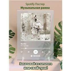 Burito - По волнам - постер Spotify - Модульная картины, Репродукции, Декоративные панно, Декор стен