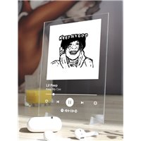 Портреты картины репродукции на заказ - Lil Peep - Keep My Coo - постер Spotify