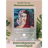 Портреты картины репродукции на заказ - Три дня дождя - Где ты - постер Spotify