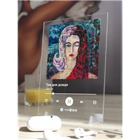 Портреты картины репродукции на заказ - Три дня дождя - Где ты - постер Spotify