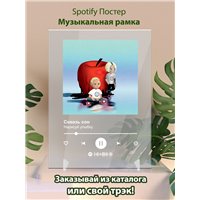 Портреты картины репродукции на заказ - Нарисуй улыбку - Сквозь сон - постер Spotify