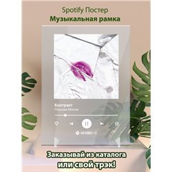 Пошлая Молли - Контракт - постер Spotify - Модульная картины, Репродукции, Декоративные панно, Декор стен