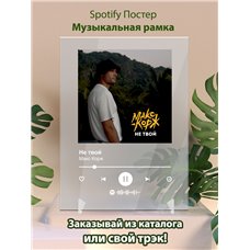 Картина на холсте по фото Модульные картины Печать портретов на холсте Макс Корж - Не твой - постер Spotify
