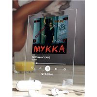 Портреты картины репродукции на заказ - МУККА - ДЕВОЧКА С КАРЕ - постер Spotify