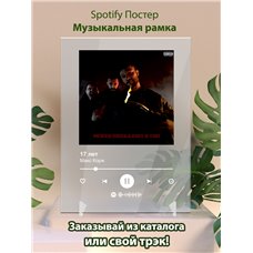 Картина на холсте по фото Модульные картины Печать портретов на холсте Макс Корж - 17 лет - постер Spotify