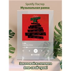 Картина на холсте по фото Модульные картины Печать портретов на холсте Stray Kids Winter - Falls - постер Spotify