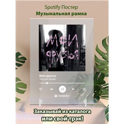 Три дня дождя - Мои друзья - постер Spotify - Модульная картины, Репродукции, Декоративные панно, Декор стен