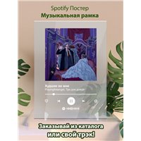 Портреты картины репродукции на заказ - Playingtheangel, Три дня дождя - Худшее во мне - постер Spotify