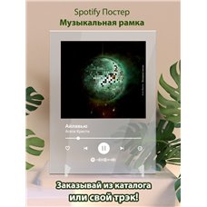 Картина на холсте по фото Модульные картины Печать портретов на холсте Агата Кристи- Айлавью - постер Spotify