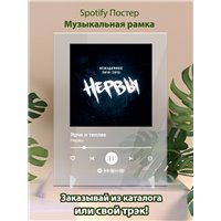 Портреты картины репродукции на заказ - Нервы - Ярче и теплее - постер Spotify