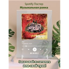 Картина на холсте по фото Модульные картины Печать портретов на холсте PHARAOH, ЛСП - PiT - постер Spotify