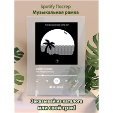 Картина на холсте по фото Модульные картины Печать портретов на холсте The Neighborhood - Daddy Issues - постер Spotify