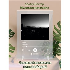 Картина на холсте по фото Модульные картины Печать портретов на холсте Лабидист - Огни - постер Spotify