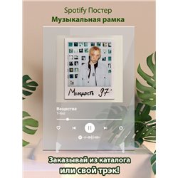 T-fest - Вещества - постер Spotify - Модульная картины, Репродукции, Декоративные панно, Декор стен