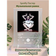 Картина на холсте по фото Модульные картины Печать портретов на холсте Zheani - Carry On - постер Spotify