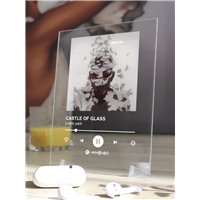 Портреты картины репродукции на заказ - Linkin park -CASTLE OF GLASS - постер Spotify