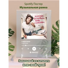 Картина на холсте по фото Модульные картины Печать портретов на холсте Anacondaz - Смертница - постер Spotify