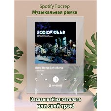 Картина на холсте по фото Модульные картины Печать портретов на холсте Sohodolls - Bang Bang Bang Bang - постер Spotify