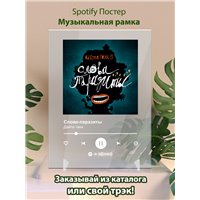 Портреты картины репродукции на заказ - Дайте танк - Слова-паразиты - постер Spotify