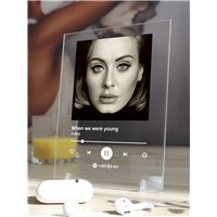 Портреты картины репродукции на заказ - Adele - When we were young - постер Spotify