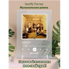 Картина на холсте по фото Модульные картины Печать портретов на холсте Скриптонит - Положение - постер Spotify