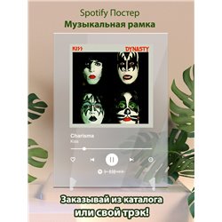 Kiss - Charisma - постер Spotify - Модульная картины, Репродукции, Декоративные панно, Декор стен