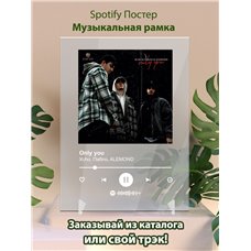 Картина на холсте по фото Модульные картины Печать портретов на холсте Xcho, Пабло, ALEMOND - Only you - постер Spotify
