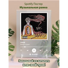Картина на холсте по фото Модульные картины Печать портретов на холсте УННВ - Души от души - постер Spotify