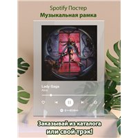 Портреты картины репродукции на заказ - Lady Gaga - Alice - постер Spotify