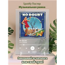 Картина на холсте по фото Модульные картины Печать портретов на холсте No Doubt - Don`t Speak - постер Spotify