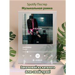 wannasay - Рядом - постер Spotify - Модульная картины, Репродукции, Декоративные панно, Декор стен