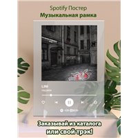 Портреты картины репродукции на заказ - LINI - падаем - постер Spotify