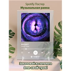 Картина на холсте по фото Модульные картины Печать портретов на холсте ROCKET - Good Times - постер Spotify