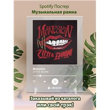 Картина на холсте по фото Модульные картины Печать портретов на холсте Måneskin - ZITTI E BUONI - постер Spotify