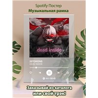 Портреты картины репродукции на заказ - 20TOKENS - DEAD INSIDE - постер Spotify