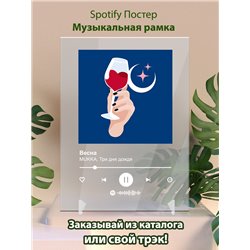 MUKKA, Три дня дождя – Весна - постер Spotify - Модульная картины, Репродукции, Декоративные панно, Декор стен