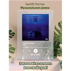 Картина на холсте по фото Модульные картины Печать портретов на холсте Santiz - Забытый бала - постер Spotify