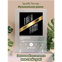 ATEEZ - WONDERLAND - постер Spotify - Модульная картины, Репродукции, Декоративные панно, Декор стен
