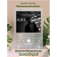 Картина на холсте по фото Модульные картины Печать портретов на холсте АrkAshA Письмо - постер Spotify